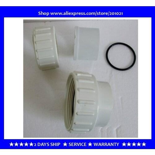 Universal 2" PVC Pool Spa Hot Tub Pump Union Kit,2 Inch Union Adapter Kit Replacement Pool & Spa