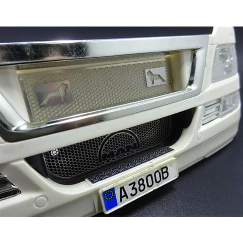 Tamiya Rc Truck Stainless Steel Inlet Grill For 1/14 Rc Tractor Trailer Toys Hobby MAN TGX 26.540 56325 Diy Accessories Rc Parts