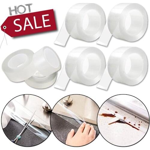 Waterproof Mould Proof Tape Bathroom Kitchen Sealing Strip Tape Shower Sink Bath Seam Sticker Self Adhesive Transparent