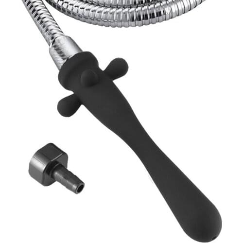 Wetips Silicone Bidet Mixer Portable Enema Nozzle Anal Shower Bidet Soft Shower Head Women Shower Health Enema Anal Cleaning