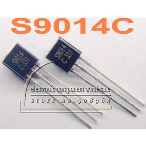 1000pcs/lot S9014C 9014 TO-92 Transistors freeshipping