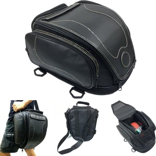 2021 Brand New Waterproof Motorcycle Tail Bag Multifunction Motorcycle Rear Seat Bag High Capacity Motorcycle Rider Backpack