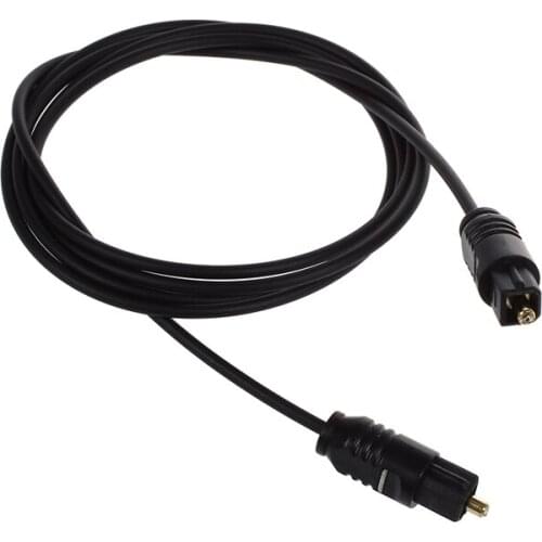3 FT 1.1M Metre Digital Fibre Optical Audio Toslink SPDIF MD DVD Cable Lead Plug