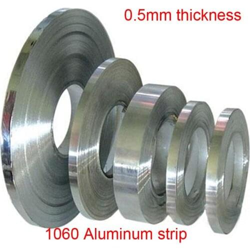 5 meters 0.5mm thick 10mm 20mm 30mm wide 1060 aluminum tape to aluminum foil roll