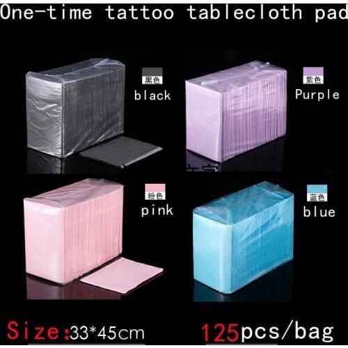80/20Pcs Disposable Tattoo Clean Pad Excellent Double-layer Composite Membrane Absorbent Waterproof Tablecloths Tattoo Accessory