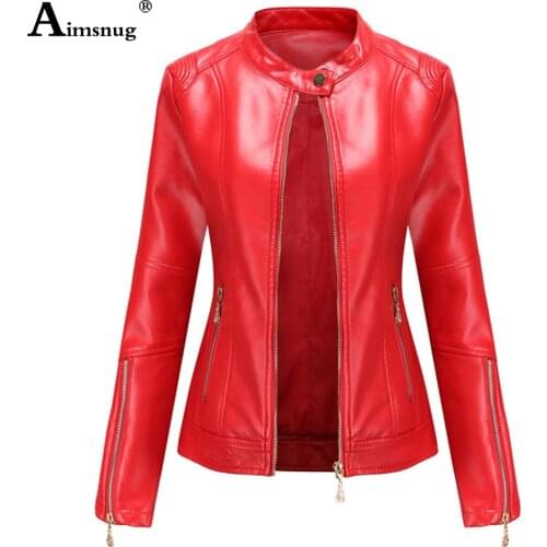 Женские красные куртки Aimsnug China At AliExpress