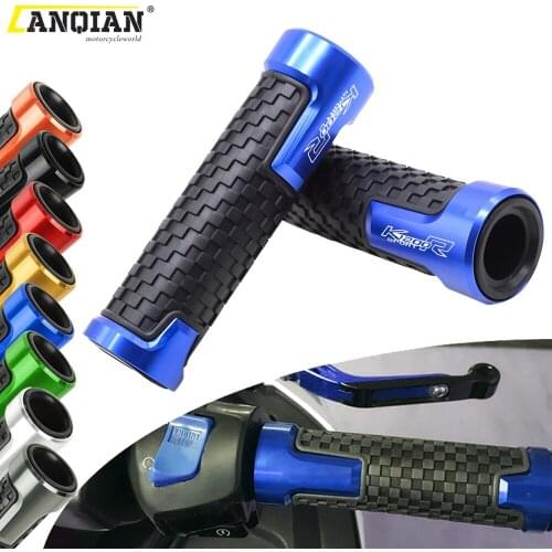 7/8" 22mm Motorcycle Parts CNC Aluminum Rubber Handlebar Grips Hand Bar Grip For BMW K1200R K1200 K 1200 R SPORT 2006 2007 2008