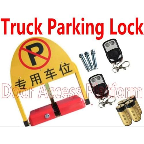 Truck and Car Parking Lock power with Dry cell car parking system lock vehicle access control remote controller key park kit