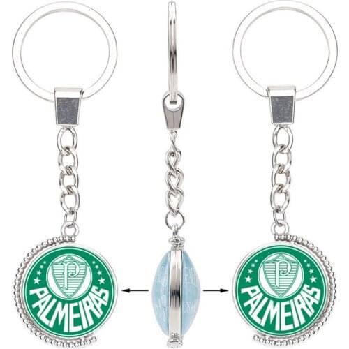 SE Palmeiras Brazil Football Socce Club Charms Keychain for Couples Friendship Girlfriend Boyfriend Couples Valentines Day BFF