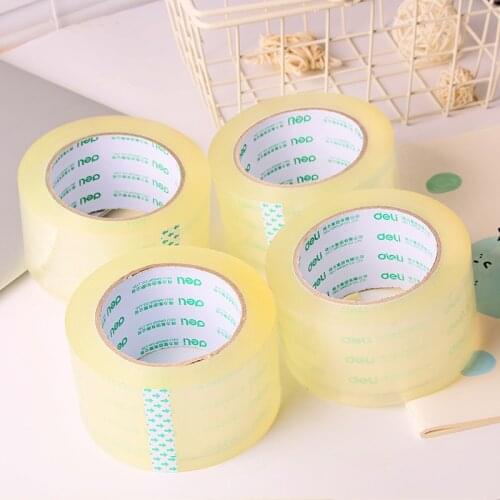 60mmx100y 60mmx60y Transparent Adhesive Tapes Strong Glue Express Packing Tape Shipping Carton Seal Tape Office School 30325