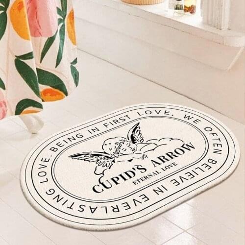 Art Home Cashmere Floor Mat Thickness Soft Doormat Safe Material Unfading Anti Slip Bottom Simple And Stylish Modern Decorations