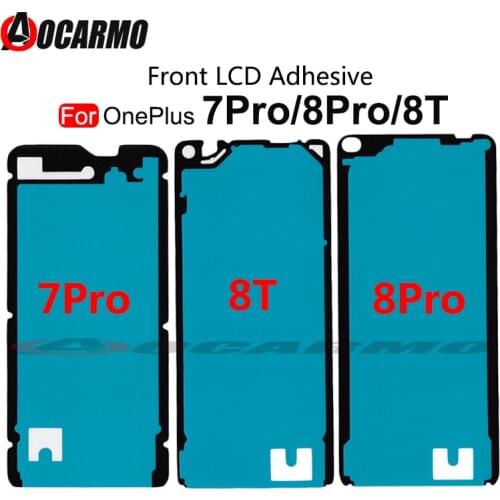 For OnePlus 8T 1+8 8 7 Pro 7PRO Front LCD Screen Display Adhesive Sticker Glue Tape Replacement Part