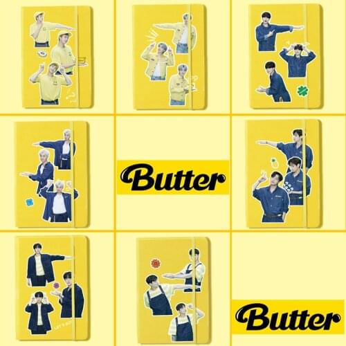 Korea KPOP Bangtan Boys Butter New Album Handbook Notebook Notebook Cosplay gift JUNGKOOK JIMIN SUGA Fans Collection