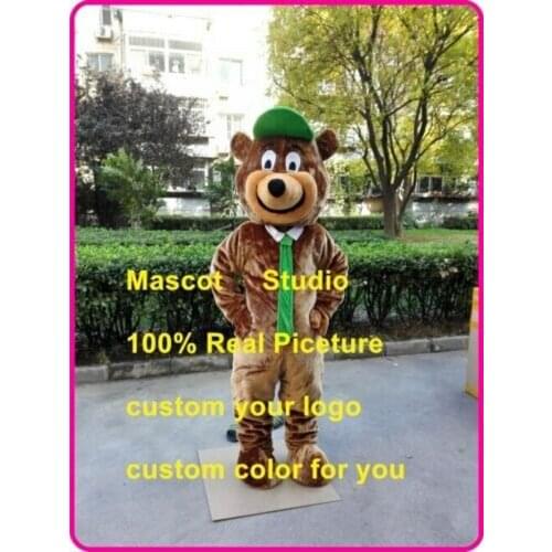 Brown Bear Mascot Costume Cosplay Cartoon Animal Party Game Fancy Dress Outfit Advertising Halloween Adult Parade Suit Carnival