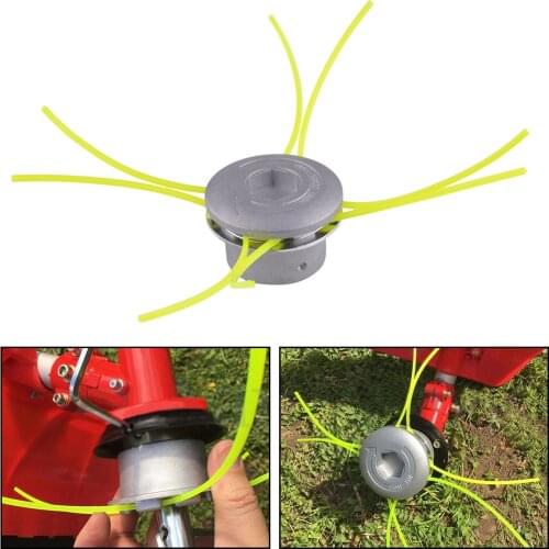 LETAOSK New Aluminum Linehead String Grass Trimmer Head Spool Set for Gasoline Brushcutter Cutter Weed Eater Tools Accessory