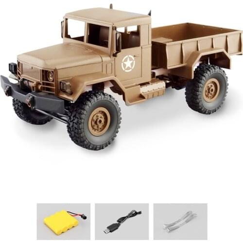 MN-35 2.4G 4WD Military Truck Off-road Truck High Speed Electric Vehicle RC Truck RTR Birthday Gifts for Kids