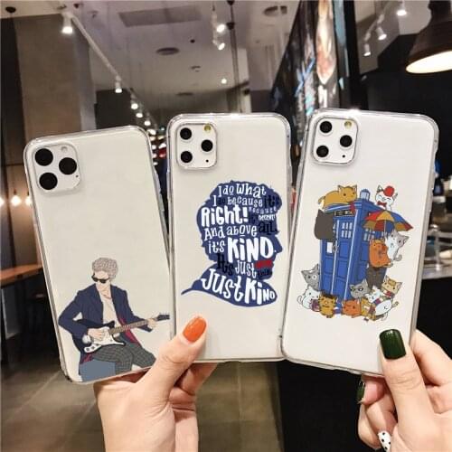 Doctor who TPU soft Silicone phone case for iPhone X XR XS Max 11 12pro11Pro Max 8 7 Plus 6s 6Plus 5S12mini SE for Apple shell