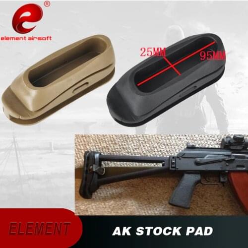Element Airsoft AK47 Stock Pad Recoil Pad Stock Butt Shockproof Silicone Rubber For Softair Gun Accessories 47 pad OT0401