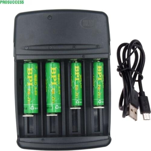 2020 New Battery Charger with LED Indicator Fast Charging for 1.6V A AA AAA AAAA C D SC Batteries NI-ZN charger EU/US Plug
