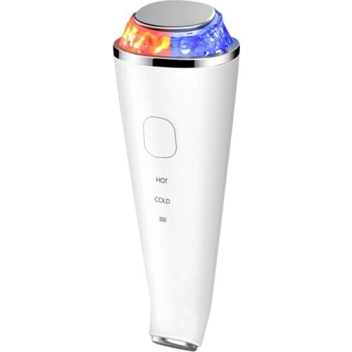 New Hot And Cold Beauty Instrument Home Charging Facial Eye Massage Blut Red Light Therapy Anti-wrinkle Vibrating Beauty Device