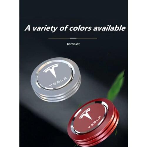 For Tesla Model 3 Model X Model S Model Y Car Fragrance Car Car Air Freshener Perfume Dashboard Fresh Car Fragrance UFO Shape