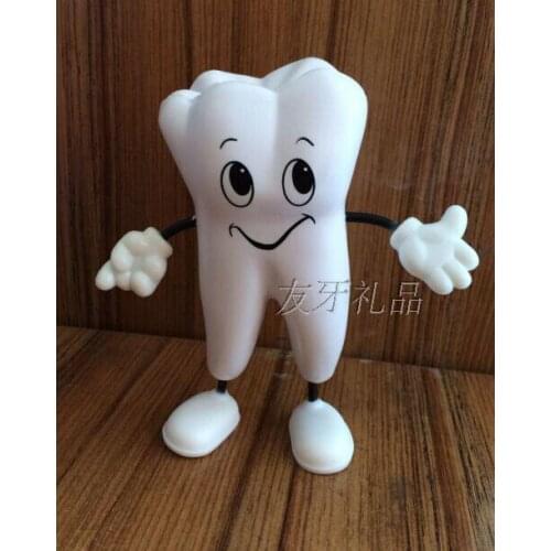 PU dental activities hands and feet dental model advertising promotional gifts can be printed LOGO