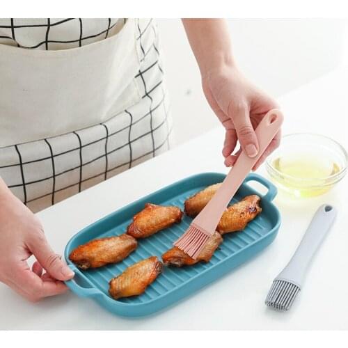 Silicone Barbecue Brush Cake Baking Brush Bbq DIY Kitchen Tools Eco-friendly Bread Oil Cream Cooking Basting Brush Cocina