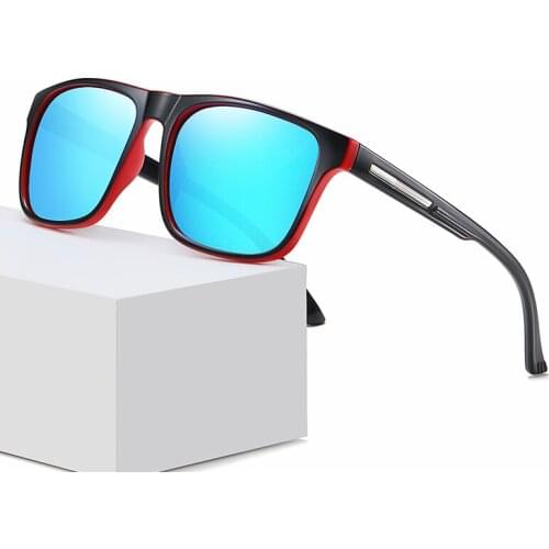 NEW STANDING Square Polarized Sunglasses Men Women Ultralight TR90 Flexible Frame Anti-Glare Sun Glasses Male Female UV400
