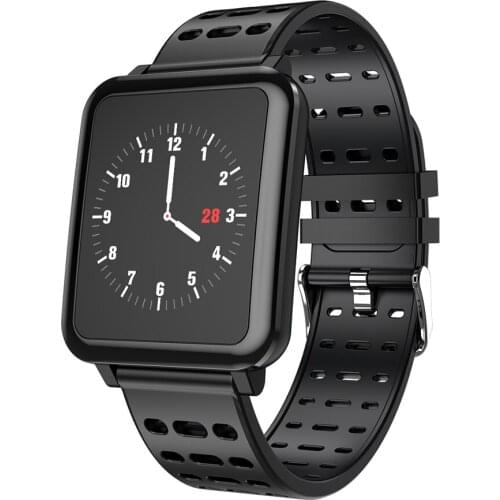 T2 Smart Watch BT4.0 1.3in Colorful Screen 240*240 Pixel Heart Rate Blood Pressure Monitoring Fitness Alarm Waterproof Sports