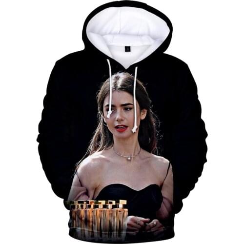 3D Print Emily in Paris Hoodie Women Fashion Mens Hoodie Sweatshirt Clothes Tracksuit Pullover Casual Boys/Girls Hoodies New
