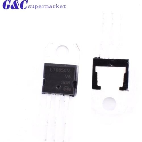 10PCS L7805CV L7805 7805 transistor three terminal voltage regulator TO-220 new original diy electronics