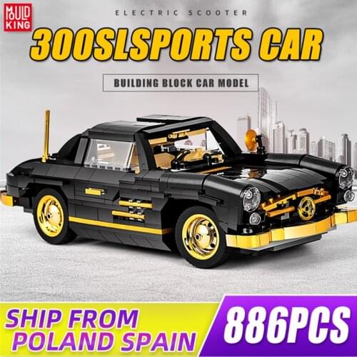 MOULD KING High-Tech Car The MOC-22930 300SL Gullwing Building Blocks Bricks Car Model Kids Educational Toys Christmas Gifts