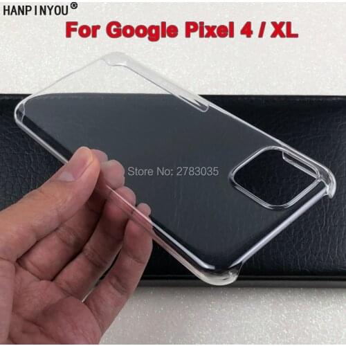 For Google Pixel 4 / Pixel 4 XL / Pixel XL4 Glossy Snap Phone Case Crystal Invisible Hard PC Cover Clear Protect Back Shell