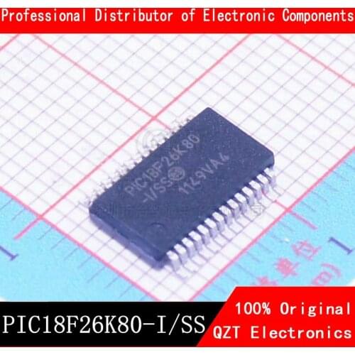 10Pcs/Lot PIC18F26K80-I/SS PIC18F26K80 SSOP28 Original In Stock