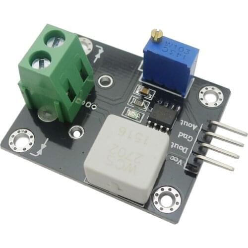 10PCS/LOT WCS2702 Current Dectection Dectector Sensor Module Adjustable 2A With Short Cuirt Over-current Protection