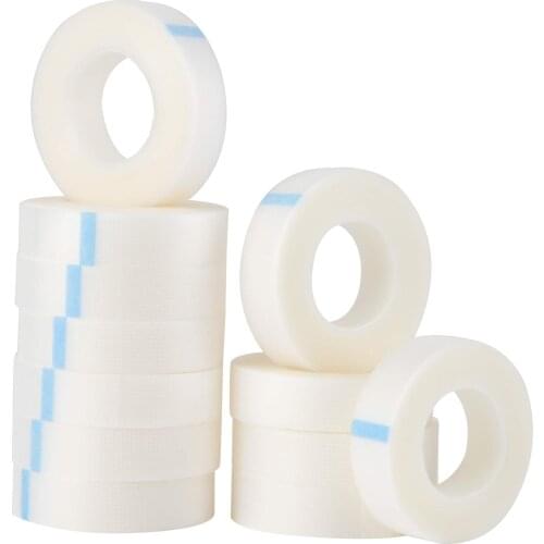 10pcs Non-Woven Tape Eyelash Extension Lint Eye Pads White Tape Under Eye Pads Paper For False Eyelash Patch