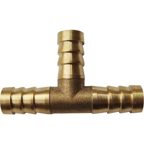 16mm,Copper T Connector Tube,Hose Connection,Lab Tee Adapter
