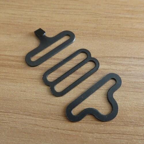 20/50 sets 19mm 3/4" Bow Tie Hardware clip Cravat Clips Fasteners to Make Straps