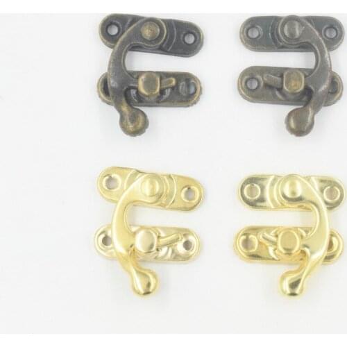 Box Suitcase Alternating Latch Buckles, Sewing Clasp Bag for Closing Box Chest, Suitcase Bag Case Lock, 29x33mm, 4 sets