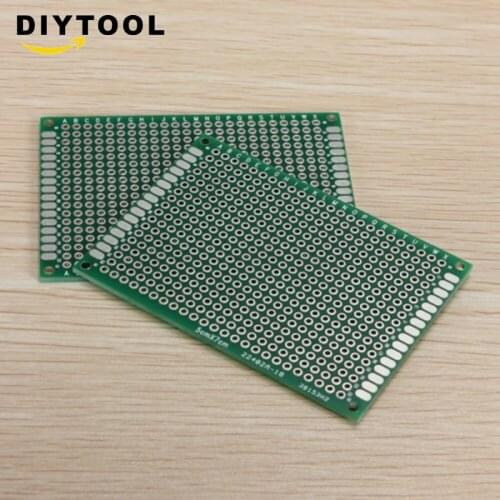 5Pcs Double Side 5x7cm Printed Circuit PCB Vero Prototyping Track Strip Board
