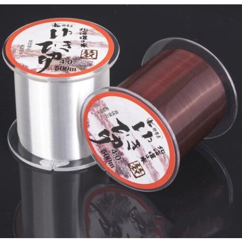 500m Nylon Fishing Lines Fishing Rope Carbon Fiber Line Multifilament Strong Light-weight Sea Fly Fishing Accessories X470G