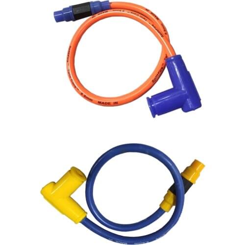 8.8mm Twin Core ignition Coil Spark Plug Racing Power Wire Cable For Honda Suzuki Motorcycle ATV Quad Dirt Pit Trail GoKart