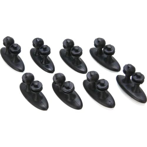 8pcs Car Data Cord Cable Mount Wires Fixing Clips Desk Wall USB Wire Cable Line Fastener Clip Organizer Auto Line Clips