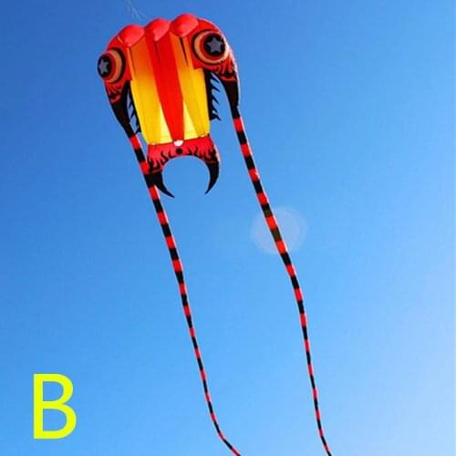 Free shipping high quality new large trilobites kite ripstop nylon outdoor toys flying parachute kites for adults octopus kites
