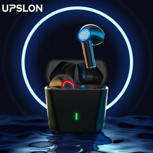 UPSLON True Wireless Game Bluetooth Headset 5.0 High Sound Quality LED Breathing Light Wireless Earbuds Gaming Headset