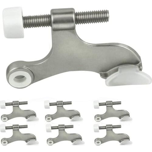 Hinge Pin Door Stop (7 Pack) - Convenient Door Stopper for Door Hinges Durable, Heavy Duty Metal Construction