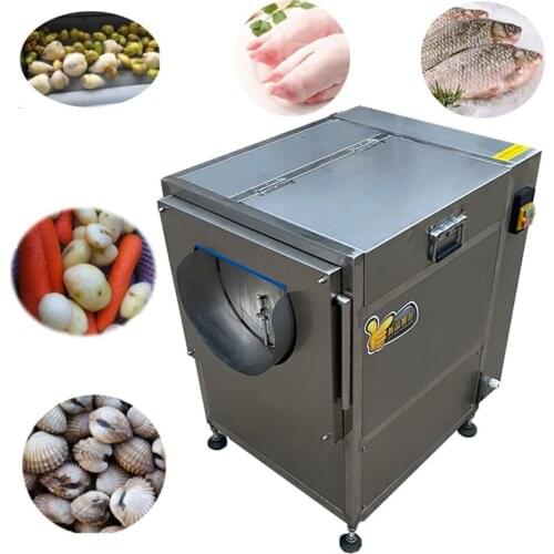 Electric Peeler Commercial Automatic 1100w Potato Peeling Machine Potato Cleaning Peeling Machine Seafood Cleaning Machine