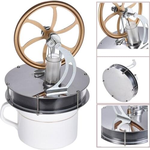 GeekStyle Low Temperature Stirling Engine Motor Steam Heat Education Model Toy Kit (LZ913)