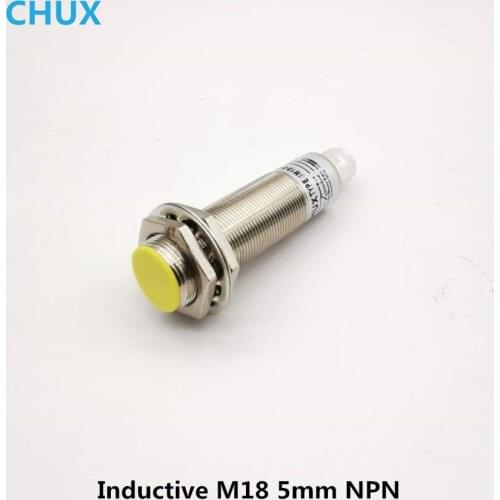 Inductive Proximity Sensor Switch NPN M18 Connector Sensor 5mm Detect distance NO NC distance laser Sensor CE