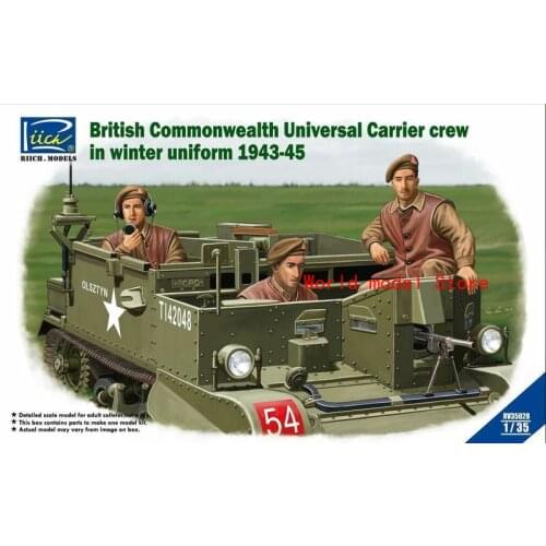 Riich Models RV35028 1/35 British Commonwealth Universal Carrier Crew